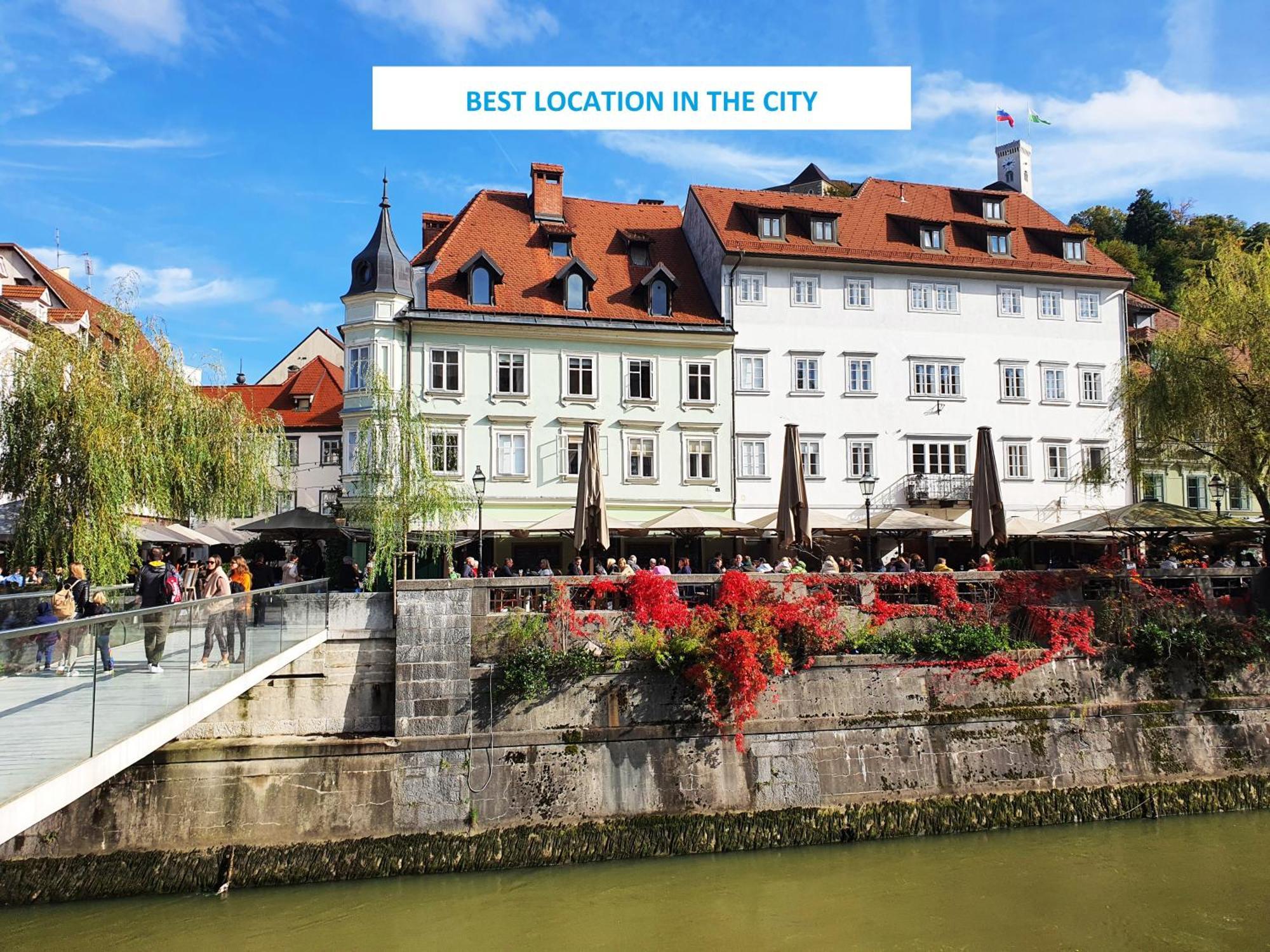 Riverside Elegance Ljubljana Eksteriør billede